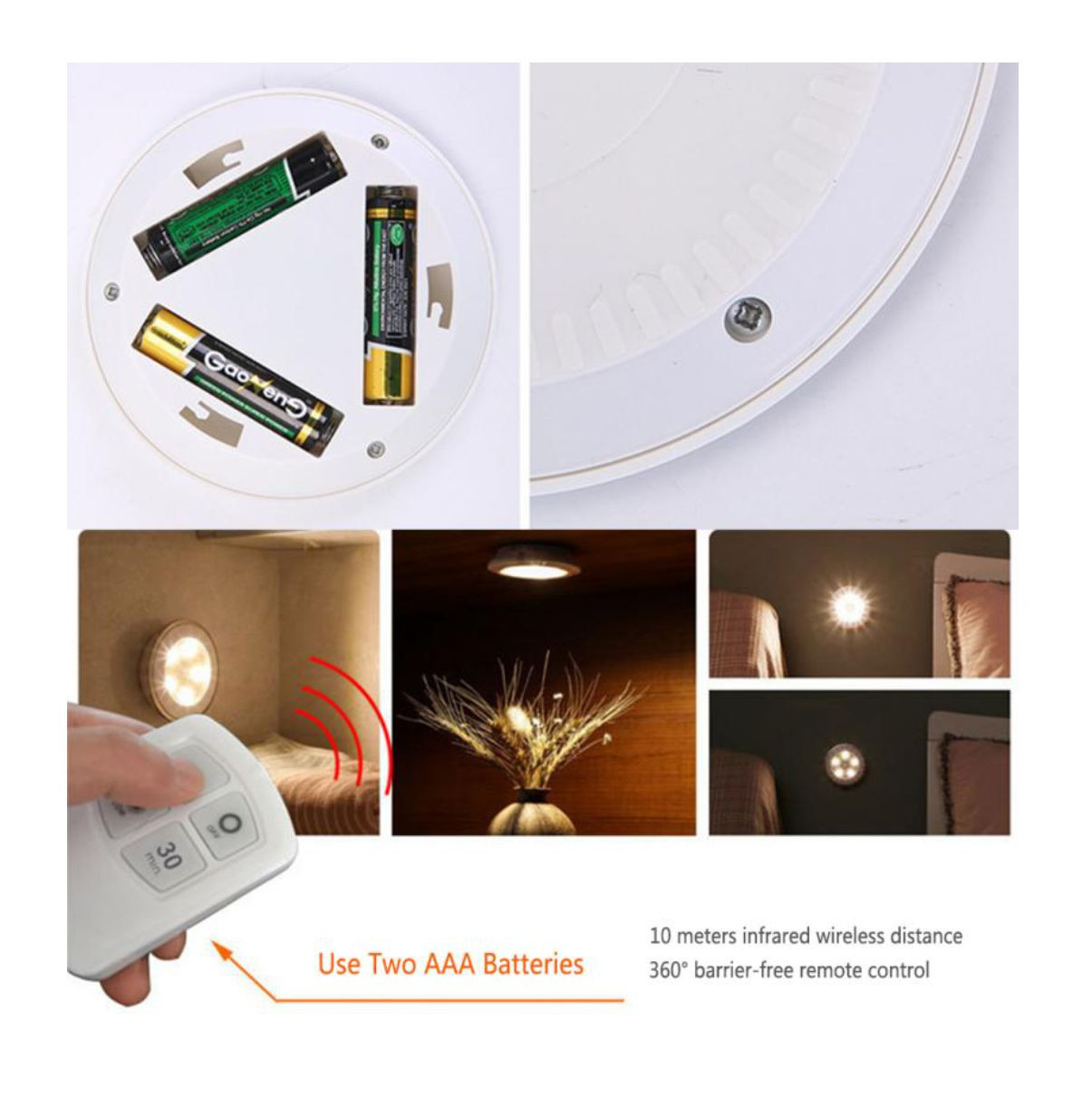Miniatura 4 de Lampara Luz Led set por 3 con Control